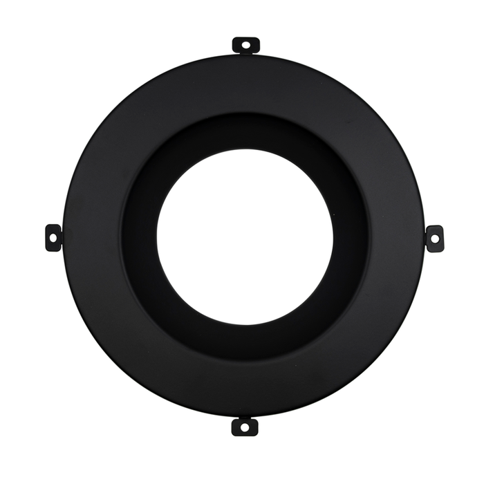 Topaz CDL8-TRIM-MB-S 8 Inch Matte Black Smooth Trim For CDL Integrated Driver Downlight (T76930)