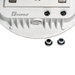 Topaz CPR-60WPCTS-WH Canopy Power/CCT Selectable 30W/40W/60W 3000K/4000K/5000K 4388Lm/5741Lm/8329Lm 120-277V 90 Degree Beam Angle White (T72769)