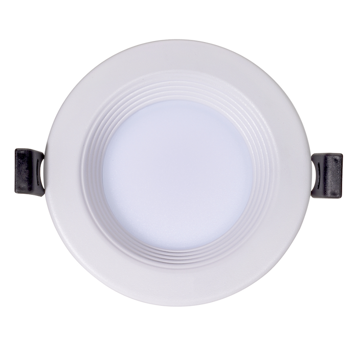 Topaz DLD3B-7CS 3 Inch Slim Deep Baffle Regress Downlight 7W CCT Selectable 2700K/3000K/3500K/4000K/5000K 500Lm 120V 90 CRI 105 Degree Beam Angle White (T73769)