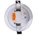 Topaz DLD3B-7CS 3 Inch Slim Deep Baffle Regress Downlight 7W CCT Selectable 2700K/3000K/3500K/4000K/5000K 500Lm 120V 90 CRI 105 Degree Beam Angle White (T73769)