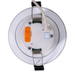 Topaz DLD3S-7CS 3 Inch Slim Deep Smooth Regress Downlight 7W CCT Selectable 2700K/3000K/3500K/4000K/5000K 500Lm 120V 90 CRI 105 Degree Beam Angle White (T73706)