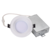 Topaz DLD3S-7CS 3 Inch Slim Deep Smooth Regress Downlight 7W CCT Selectable 2700K/3000K/3500K/4000K/5000K 500Lm 120V 90 CRI 105 Degree Beam Angle White (T73706)