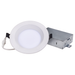 Topaz DLD4B-7CS 4 Inch Slim Deep Baffle Regress Downlight 7W CCT Selectable 2700K/3000K/3500K/4000K/5000K 580Lm 120V 90 CRI 110 Degree Beam Angle White (T73299)