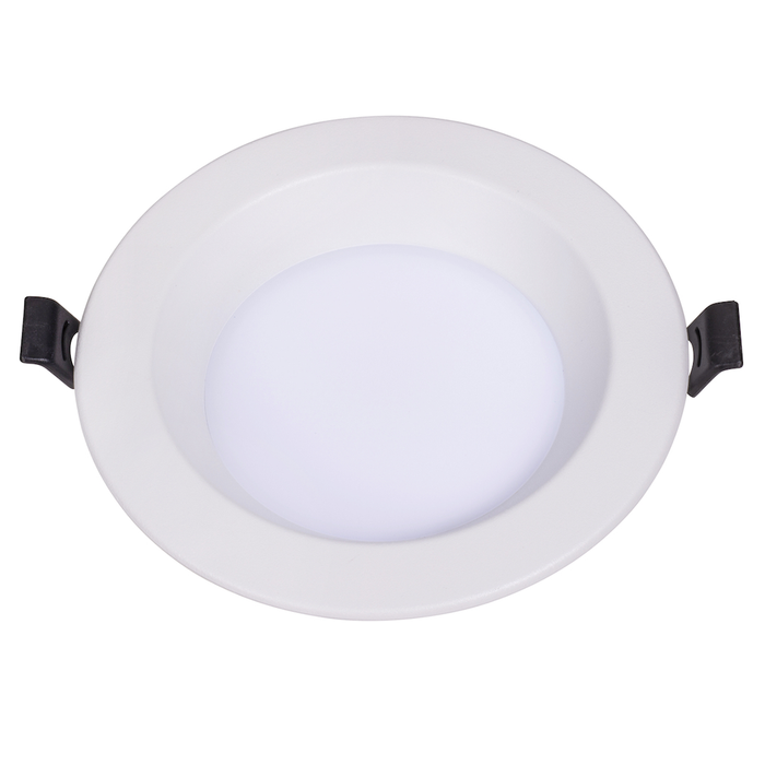 Topaz DLD4S-7CS 4 Inch Slim Deep Smooth Regress Downlight 7W CCT Selectable 2700K/3000K/3500K/4000K/5000K 580Lm 120V 90 CRI 110 Degree Beam Angle White (T73287)