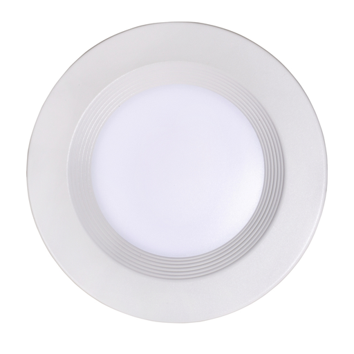 Topaz DLD6B-10CS 6 Inch Slim Deep Baffle Regress Downlight 10W CCT Selectable 2700K/3000K/3500K/4000K/5000K 770Lm 120V 90 CRI 110 Degree Beam Angle White (T73301)