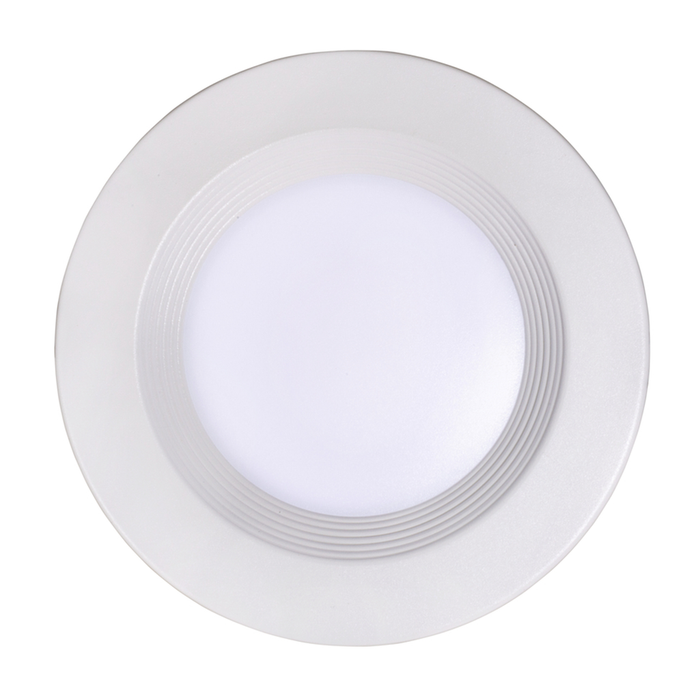 Topaz DLD6B-13CS 6 Inch Slim Deep Baffle Regress Downlight 13W CCT Selectable 2700K/3000K/3500K/4000K/5000K 1000Lm 120V 90 CRI 110 Degree Beam Angle White (T73303)