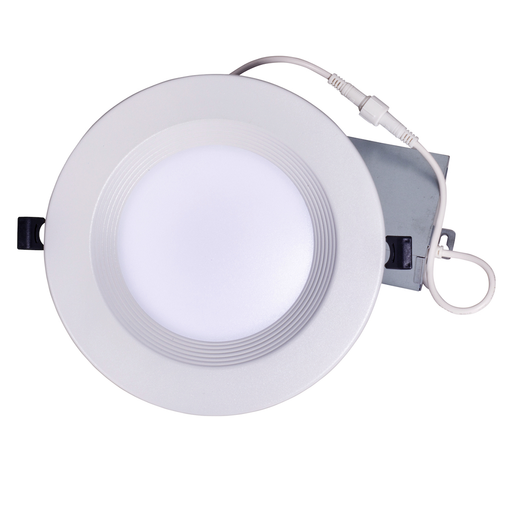 Topaz DLD6B-16CS 6 Inch Slim Deep Baffle Regress Downlight 16W CCT Selectable 2700K/3000K/3500K/4000K/5000K 1200Lm 120V 90 CRI 110 Degree Beam Angle White (T73305)