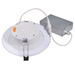 Topaz DLD6S-10CS 6 Inch Slim Deep Smooth Regress Downlight 10W CCT Selectable 2700K/3000K/3500K/4000K/5000K 770Lm 120V 90 CRI 110 Degree Beam Angle White (T73289)