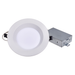 Topaz DLD6S-13CS 6 Inch Slim Deep Smooth Regress Downlight 13W CCT Selectable 2700K/3000K/3500K/4000K/5000K 1000Lm 120V 90 CRI 110 Degree Beam Angle White (T73291)