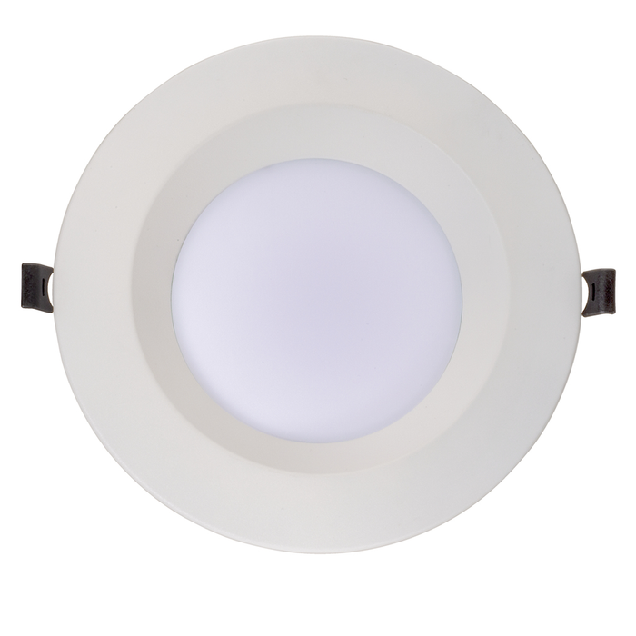 Topaz DLD8S-21CS 8 Inch Slim Deep Smooth Regress Downlight 21W CCT Selectable 2700K/3000K/3500K/4000K/5000K 1700Lm 120V 90 CRI 110 Degree Beam Angle White (T73752)