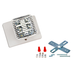 Topaz EL1/LED/WH/RH LED Square Emergency Light Remote 1-Head 75Lm 6000K 3.6V White (T70917)