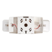 Topaz EL2/LED/WH LED Emergency Unit 2-Head 2W 220Lm 120/277V With Battery Backup White (T70914)