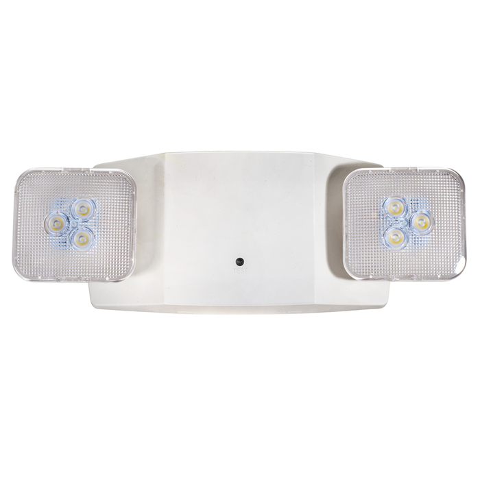 Topaz EL2/LED/WH LED Emergency Unit 2-Head 2W 220Lm 120/277V With Battery Backup White (T70914)