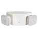 Topaz EL2/LED/WH/RC LED Square Emergency Unit 2-Head 220Lm 120/277V With Backup Remote Capable White (T70916)