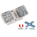 Topaz EL2/LED/WH/RH LED Square Emergency Light Remote 2-Head 150Lm 6000K 3.6V White (T70918)