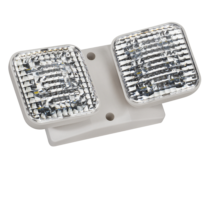 Topaz EL2/LED/WH/RH LED Square Emergency Light Remote 2-Head 150Lm 6000K 3.6V White (T70918)