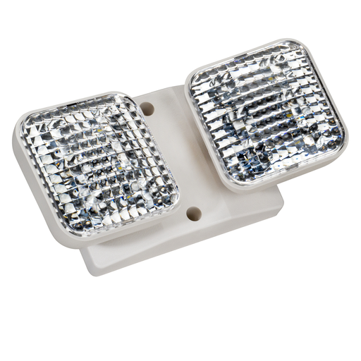 Topaz EL2/LED/WH/RH LED Square Emergency Light Remote 2-Head 150Lm 6000K 3.6V White (T70918)