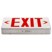 Topaz ES/LED/RW/B LED Exit Sign Red Letters Single Or Double Face Thermoplastic 90-Minute Backup White (T75119)