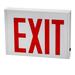 Topaz ES/LED/RW/B-NYC LED Steel Exit Red Letters NYC Approved 90-Minute Emergency Backup White (T75120)