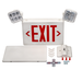 Topaz ESC/LED/RW LED Exit/Emergency Combination Red Letters 90-Minute Battery Backup 2-Track Or Swivel Adjustable Heads Single Or Double Sided White (T75139)