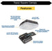 Topaz F-CPS/40W/50K/BZ LED Square Canopy 40W 5000K 5000Lm 120-277Vac Dimmable 80 CRI Light Bronze (T70466)
