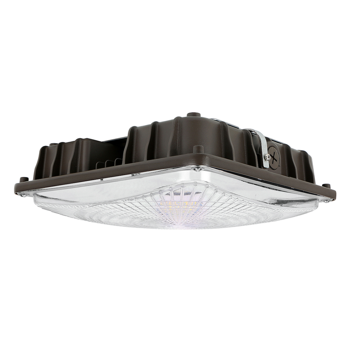 Topaz F-CPS/40W/40K/BZ LED Square Canopy 40W 4000K 5000Lm 120-277Vac Dimmable 80 CRI Light Bronze (T70551)