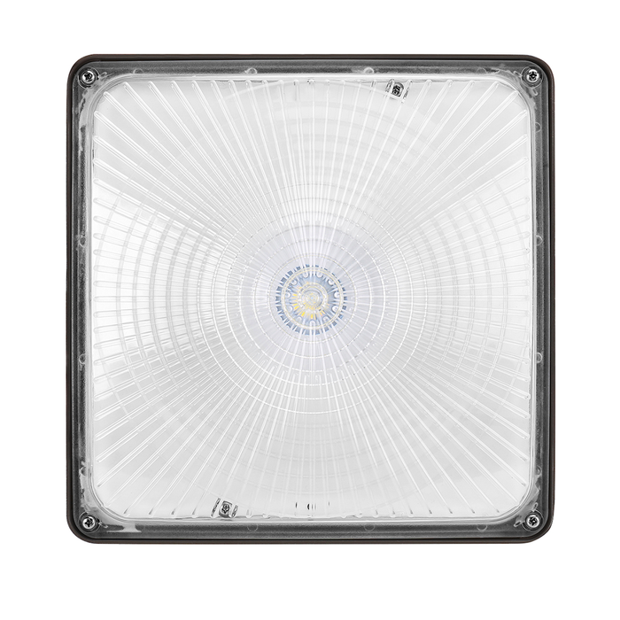 Topaz F-CPS/60W/50K/BZ LED Square Canopy 60W 5000K 7500Lm 120-277Vac Dimmable 80 CRI Light Bronze (T70478)