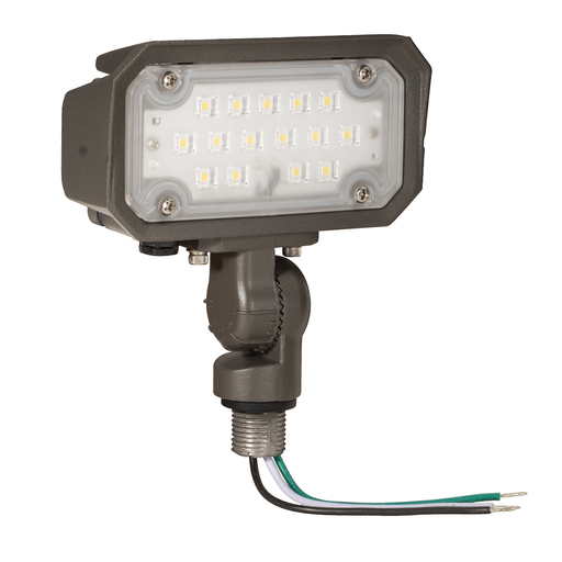 Topaz F-FL/15/50K/KN/BZ Small LED Flood Light 15W 1800Lm 5000K Bronze Knuckle Mount (T74401)