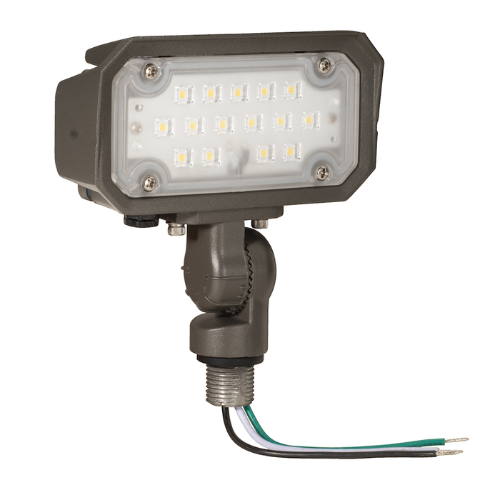 Topaz F-FL/15/50K/KN/BZ Small LED Flood Light 15W 1800Lm 5000K Bronze Knuckle Mount (T74401)