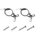 Topaz F-L4/CABLE/CTS-87 4 Foot Suspended Mount Cable Kit - 2 Cables/Mounting Hardware (T71110)