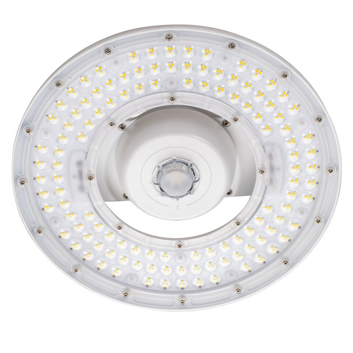 Topaz F-LUHB/150/5K/G3 Satellite Pro Round LED High Bay 150W 5000K 20700Lm 120-277V 0-10V Dimming 80 CRI White Generation 3 (T72713)