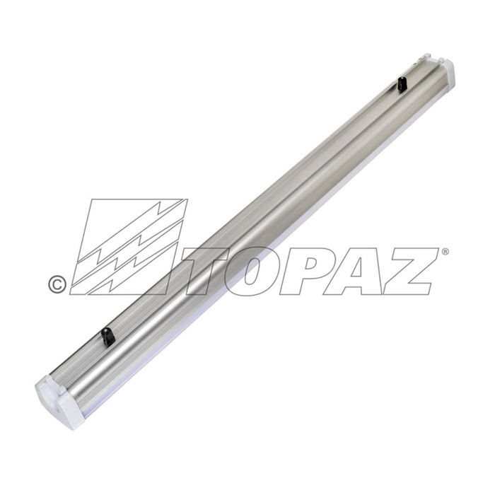Topaz F-VT4/50W/50K-86 4 Foot 50W LED Linear Vaportight Fixture 5000K 6500Lm 80 CRI 120 Degree Beam Angle 120-277V (T71056)