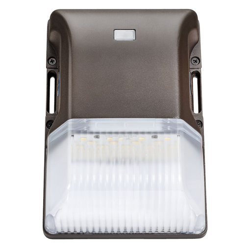 Topaz F-WPC/20W/CTS/BZ LED Compact Wall Pack 20W CCT Selectable 3000K/4000K/5000K 2500Lm 0-10V Dimming 120-277V 80 CRI Photocell Bronze (T71029)