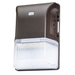 Topaz F-WPC/15W/CTS/BZ LED Compact Wall Pack 15W CCT Selectable 3000K/4000K/5000K 1875Lm 0-10V Dimming 120-277V 80 CRI Photocell Bronze (T71027)