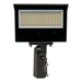 Topaz FL-100PCS-SFYK-HV LED Flood High Voltage Power/CCT Selectable 60W/80W/100W 3000K/4000K/5000K 277-480V Dimmable Slipfitter And Yoke Mount Photocell Bronze (T76853)