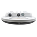 Topaz GCP-100PCS-WH-EM Slim Round Canopy Power/CCT Selectable 30W/50W/75W/100W 3000K/4000K/5000K 120-277V 80 CRI Emergency Battery Backup White (T76796)