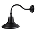 Topaz GNL-25PCS-BK Gooseneck Wall Mount Power/CCT Selectable 15W/20W/25W 2700K/3000K/3500K/4000K/5000K 120-277V 120 Degree Beam Angle Black (TX4090)