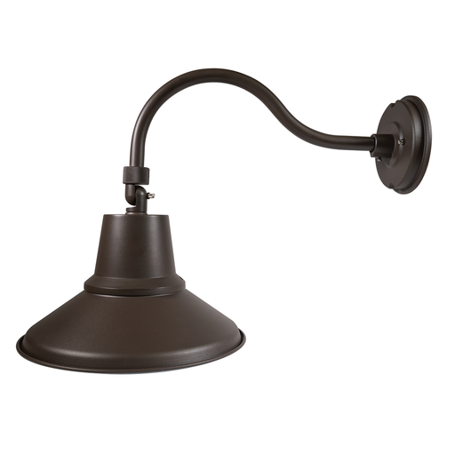 Topaz GNL-25PCS-BZ Gooseneck Wall Mount Power/CCT Selectable 15W/20W/25W 2700K/3000K/3500K/4000K/5000K 120-277V 120 Degree Beam Angle Bronze (TX4091)