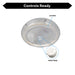 Topaz GCP-100PCS-WH Slim Round Canopy Power/CCT Selectable 30W/50W/75W/100W 3000K/4000K/5000K 120-277V 80 CRI 150 Degree Beam Angle White (T76795)