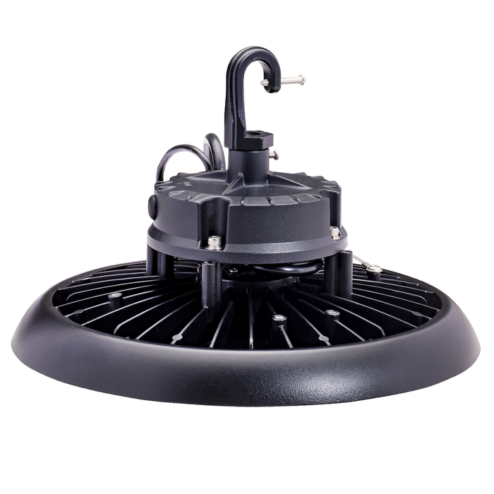 Topaz HBC-150W-PCTS-BL Round LED High Bay Power/CCT Selectable 100W/120W/150W 4000K/5000K 120-277V 90 Degree Optical Lens Black (T73567)