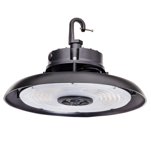 Topaz HBC-150W-PCTS-BL Round LED High Bay Power/CCT Selectable 100W/120W/150W 4000K/5000K 120-277V 90 Degree Optical Lens Black (T73567)