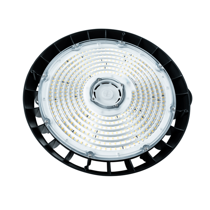 Topaz HBC-40L-50K-PS Round LED High Bay Power Selectable 175W/200W/240W 5000K 29750Lm/34000Lm/40080Lm 120-277V 110 Degree Beam Angle Black (T77108)