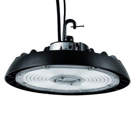 Topaz HBC-40L-50K-PS Round LED High Bay Power Selectable 175W/200W/240W 5000K 29750Lm/34000Lm/40080Lm 120-277V 110 Degree Beam Angle Black (T77108)