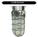 Topaz L1706CH Vaportight Industrial Jelly Jar Ceiling Mount Incandescent/LED Lamp Ready Chrome E26 Socket (TX4105)