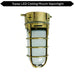 Topaz L17VP06AB LED Vaportight Bronze Ceiling Mount Fixture 15W 850Lm 4000K 120V (TX4120)