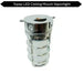 Topaz L17VP06BS LED Vaportight Steel Ceiling Mount Fixture 15W 850Lm 4000K 120V (TX4122)