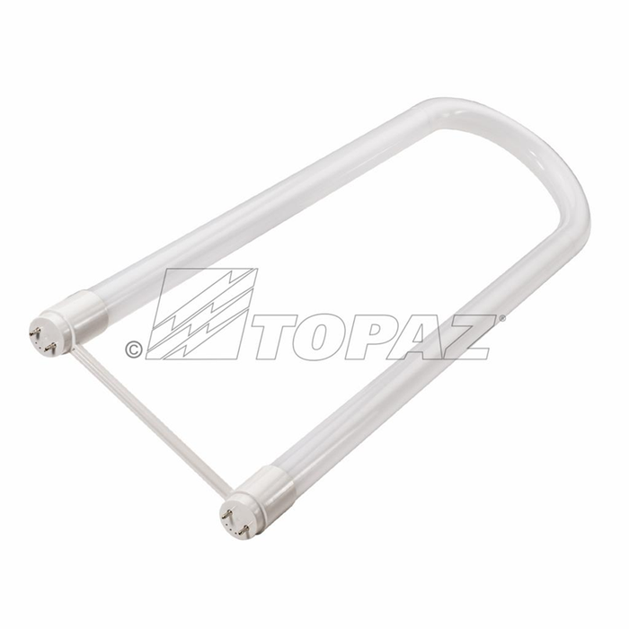 Topaz L4T8B/U6/850/15F LED T8 U-Bend G13 Base 6 Inch Spacing Type B 15.5W 5000K 2000Lm 120-277V 80 CRI (T74157)