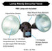 Topaz L5999BR Lamp Ready 2-Head Security Flood Bronze 110 Degree Motion Sensor Use [2] 60W Maximum Incandescent Or LED Bulb [Not Included] (TX4128)
