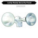 Topaz L5999WH Lamp Ready 2-Head Security Flood White 110 Degree Motion Sensor Use [2] 60W Maximum Incandescent Or LED Bulb [Not Included] (TX4129)