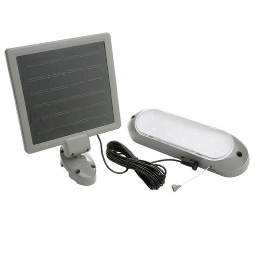 Topaz L949 Solar Panel And Shed Light 2-4 Hour Runtime High-Low With [3] AA Recharge Batteries (TX4136)